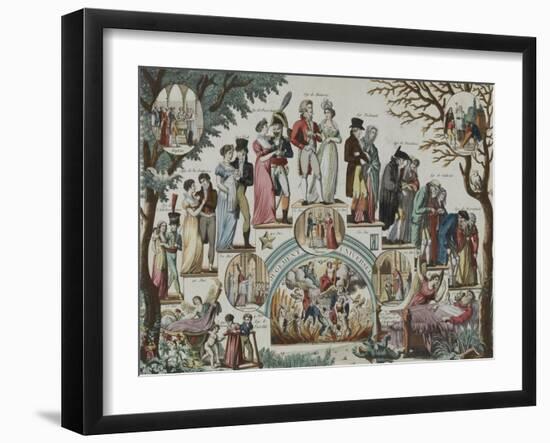 Degré des âges-null-Framed Giclee Print