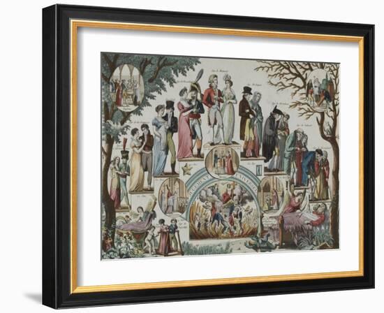 Degré des âges-null-Framed Giclee Print