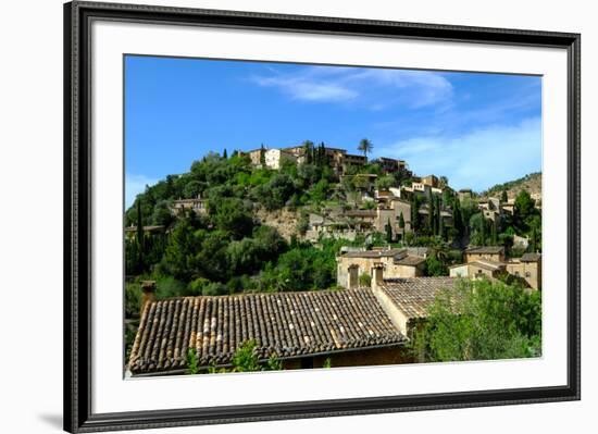 Deia village, Tramuntana Mountain Range, Majorca, Balearic Islands, Spain, Europe-Carlo Morucchio-Framed Photographic Print