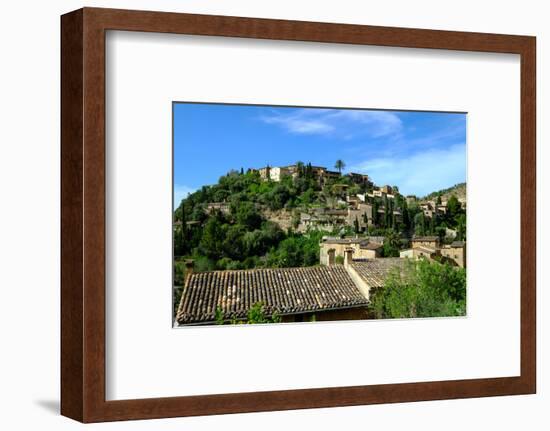 Deia village, Tramuntana Mountain Range, Majorca, Balearic Islands, Spain, Europe-Carlo Morucchio-Framed Photographic Print