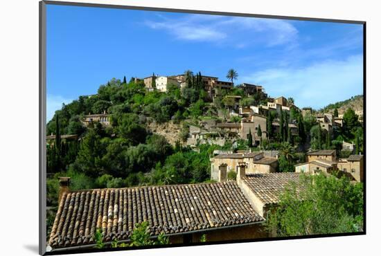Deia village, Tramuntana Mountain Range, Majorca, Balearic Islands, Spain, Europe-Carlo Morucchio-Mounted Photographic Print