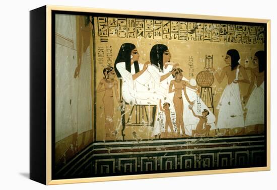 Deir El-Medineh, Luxor, Thebes, Egypt-null-Framed Premier Image Canvas