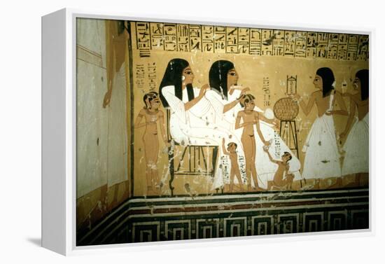 Deir El-Medineh, Luxor, Thebes, Egypt-null-Framed Premier Image Canvas