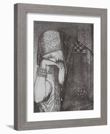 Deirdre of the Sorrows (From: Voices from the Hill)-John Duncan-Framed Giclee Print