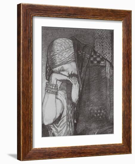 Deirdre of the Sorrows (From: Voices from the Hill)-John Duncan-Framed Giclee Print
