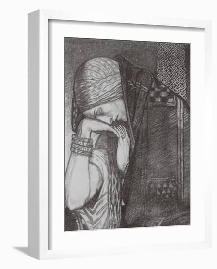 Deirdre of the Sorrows (From: Voices from the Hill)-John Duncan-Framed Giclee Print