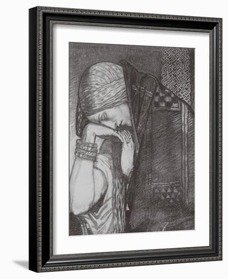 Deirdre of the Sorrows (From: Voices from the Hill)-John Duncan-Framed Giclee Print