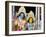 Deities Sri Krishna and Sri Radhika (Radha) in the Lalji Temple, Kalna, West Bengal, India, Asia-Annie Owen-Framed Photographic Print