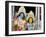 Deities Sri Krishna and Sri Radhika (Radha) in the Lalji Temple, Kalna, West Bengal, India, Asia-Annie Owen-Framed Photographic Print