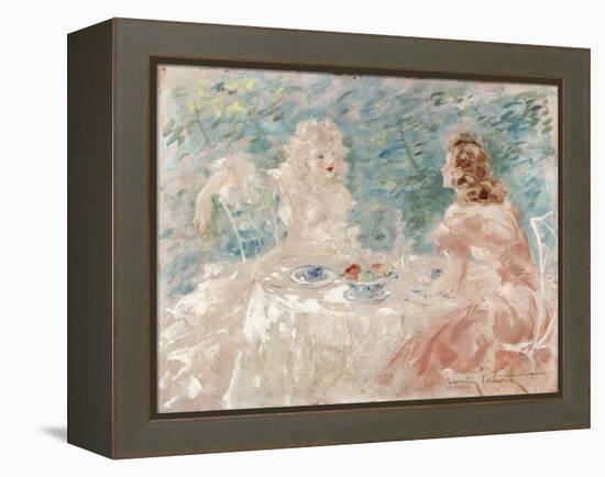 Dejeuner Intime, (Oil on Canvas)-Louis Icart-Framed Premier Image Canvas