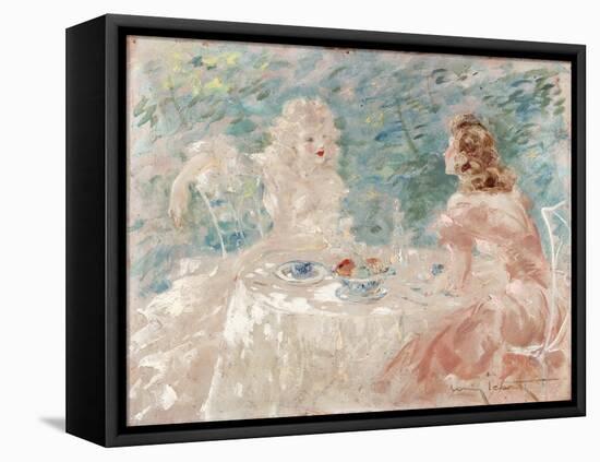 Dejeuner Intime, (Oil on Canvas)-Louis Icart-Framed Premier Image Canvas