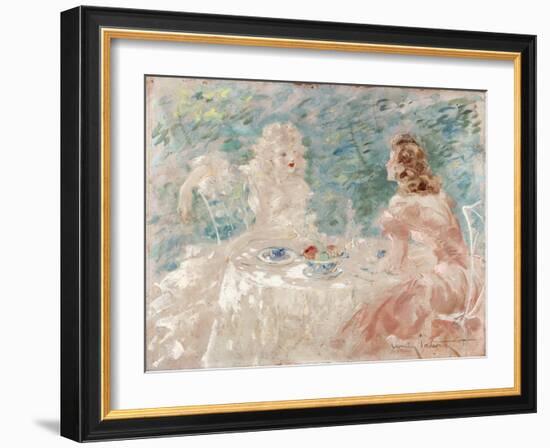 Dejeuner Intime, (Oil on Canvas)-Louis Icart-Framed Giclee Print