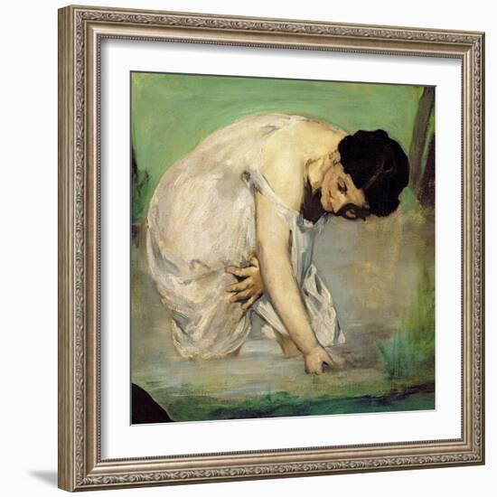 Dejeuner Sur L'Herbe, 1863-Edouard Manet-Framed Giclee Print