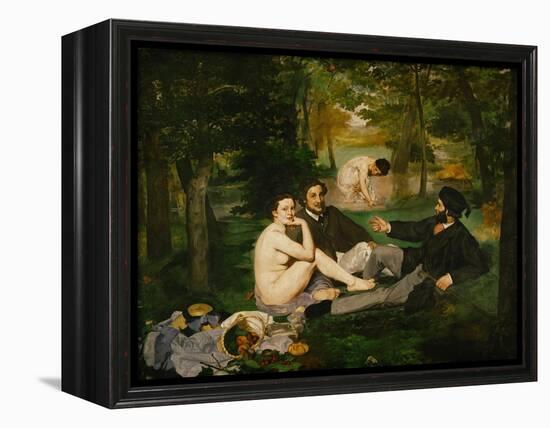 Dejeuner Sur L'Herbe (Luncheon on the Grass), 1863-Edouard Manet-Framed Premier Image Canvas