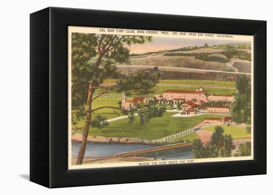 Del Mar Race Track, San Diego, California-null-Framed Stretched Canvas