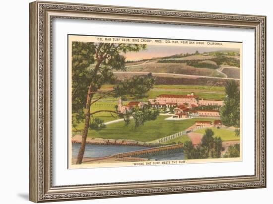 Del Mar Race Track, San Diego, California-null-Framed Art Print