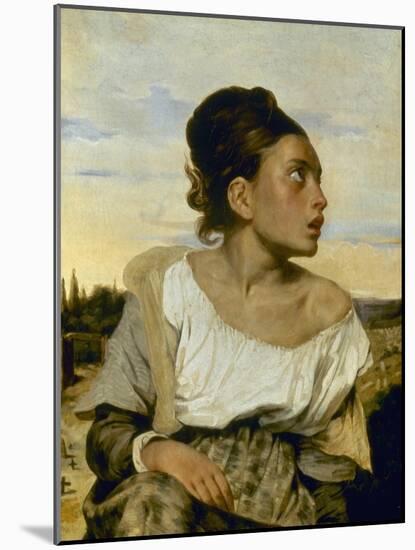 Delacroix: Orphan, 1824-Eugene Delacroix-Mounted Giclee Print