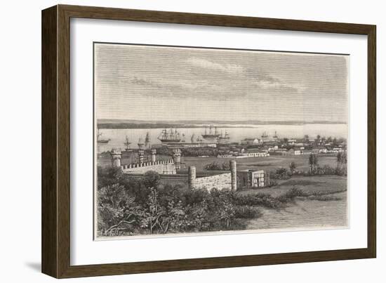 Delagoa, Mozambique, South-East Africa: General View-null-Framed Art Print