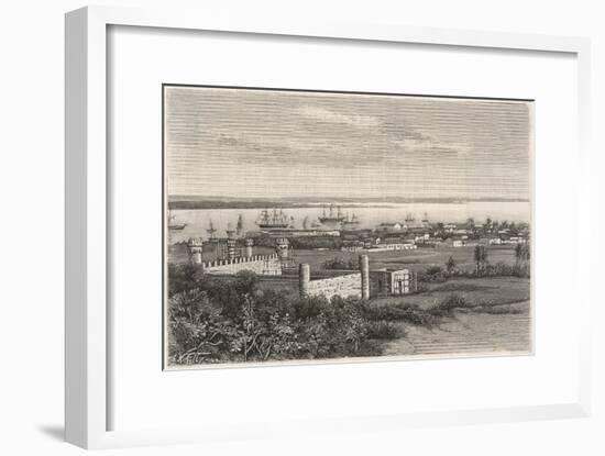 Delagoa, Mozambique, South-East Africa: General View-null-Framed Art Print