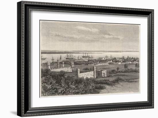 Delagoa, Mozambique, South-East Africa: General View-null-Framed Art Print