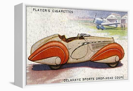 Delahaye Coupe-null-Framed Stretched Canvas