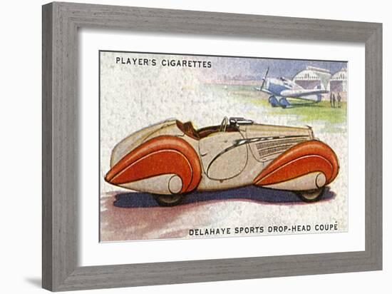 Delahaye Coupe-null-Framed Art Print