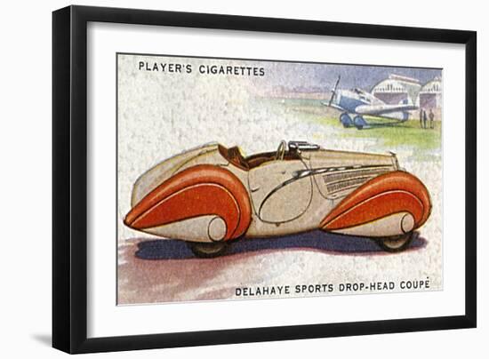 Delahaye Coupe-null-Framed Art Print