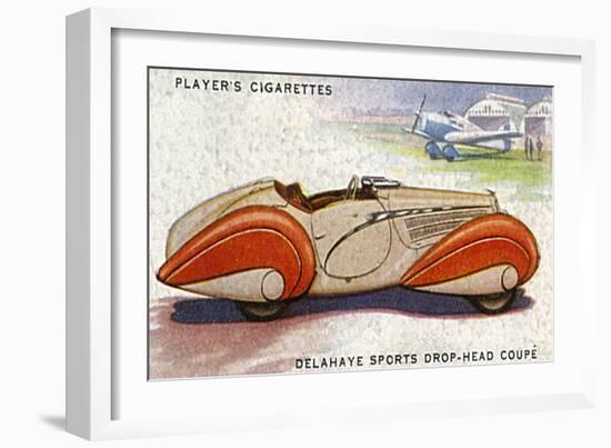 Delahaye Coupe-null-Framed Art Print