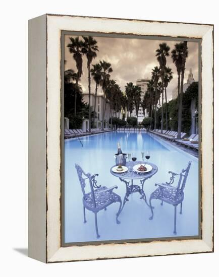 Delano Hotel Pool, South Beach, Miami, Florida, USA-Robin Hill-Framed Premier Image Canvas