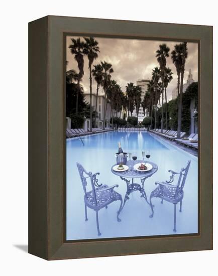 Delano Hotel Pool, South Beach, Miami, Florida, USA-Robin Hill-Framed Premier Image Canvas