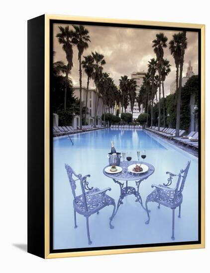 Delano Hotel Pool, South Beach, Miami, Florida, USA-Robin Hill-Framed Premier Image Canvas