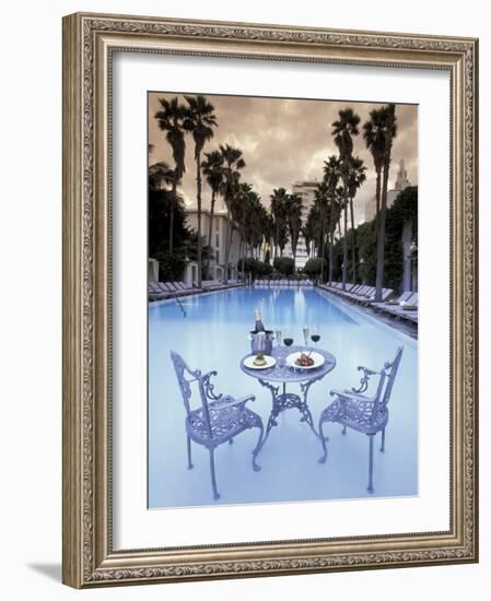 Delano Hotel Pool, South Beach, Miami, Florida, USA-Robin Hill-Framed Photographic Print