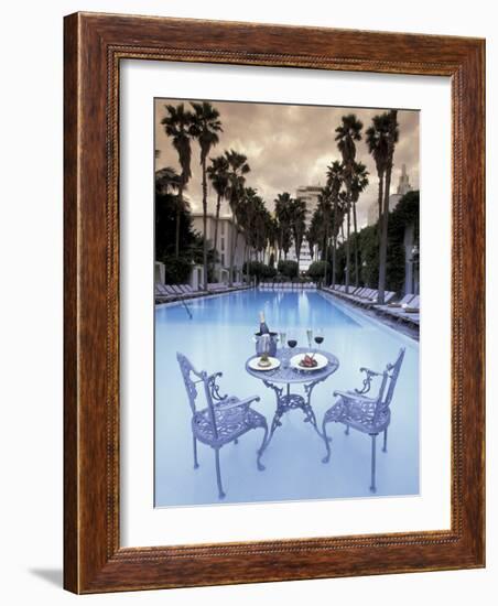 Delano Hotel Pool, South Beach, Miami, Florida, USA-Robin Hill-Framed Photographic Print