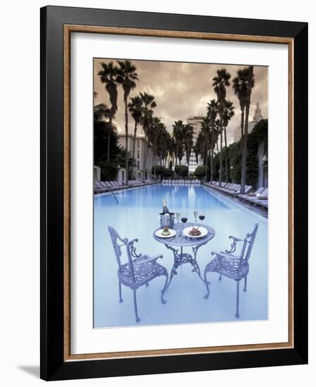 Delano Hotel Pool, South Beach, Miami, Florida, USA-Robin Hill-Framed Photographic Print