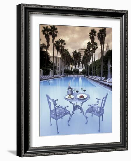 Delano Hotel Pool, South Beach, Miami, Florida, USA-Robin Hill-Framed Photographic Print