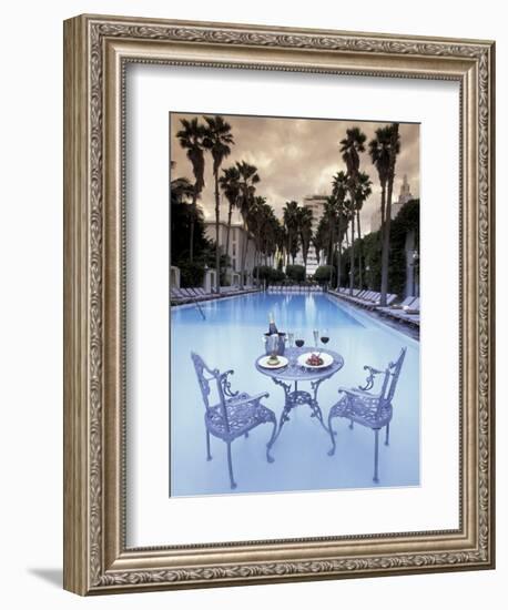 Delano Hotel Pool, South Beach, Miami, Florida, USA-Robin Hill-Framed Photographic Print