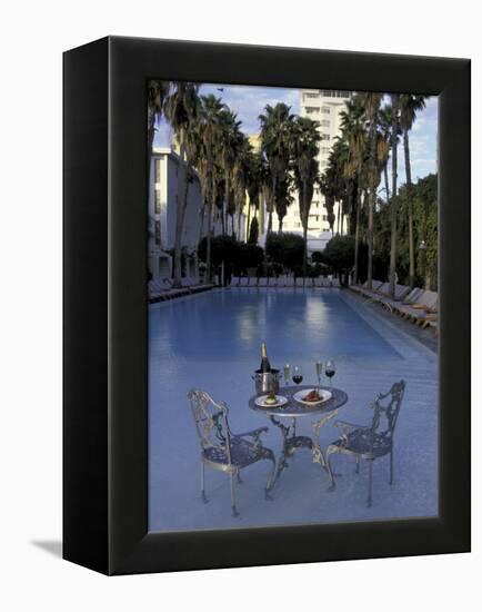 Delano Hotel, South Beach, Miami, Florida, USA-Robin Hill-Framed Premier Image Canvas