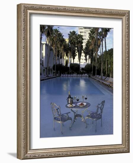 Delano Hotel, South Beach, Miami, Florida, USA-Robin Hill-Framed Photographic Print