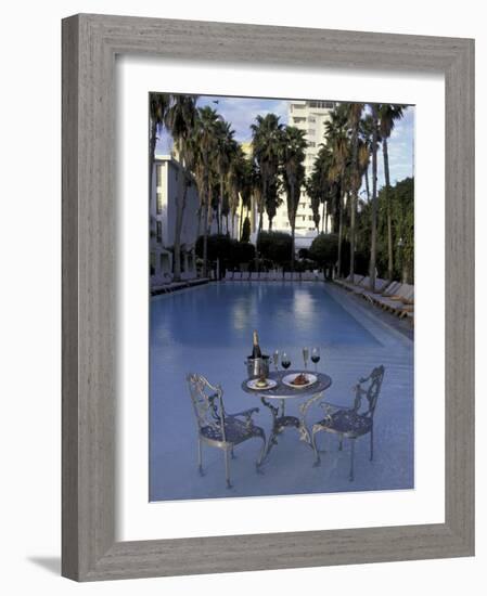 Delano Hotel, South Beach, Miami, Florida, USA-Robin Hill-Framed Photographic Print