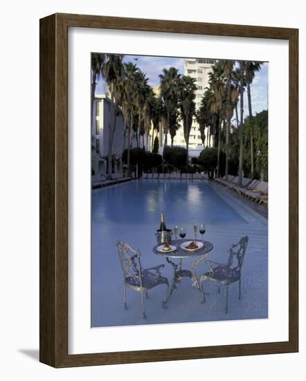 Delano Hotel, South Beach, Miami, Florida, USA-Robin Hill-Framed Photographic Print