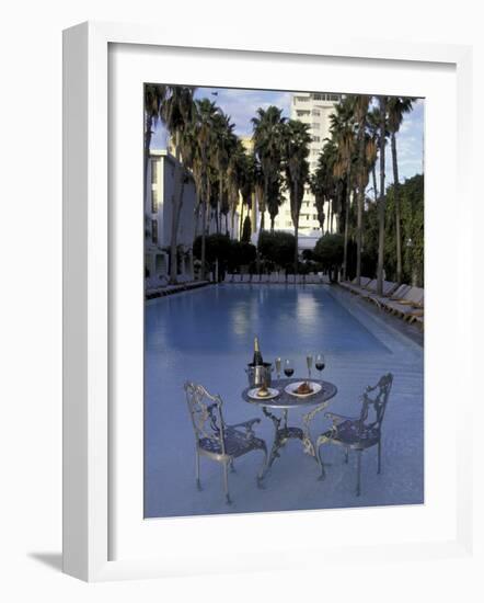 Delano Hotel, South Beach, Miami, Florida, USA-Robin Hill-Framed Photographic Print