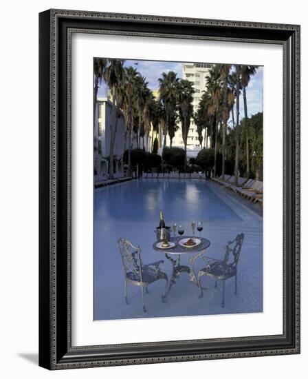 Delano Hotel, South Beach, Miami, Florida, USA-Robin Hill-Framed Photographic Print