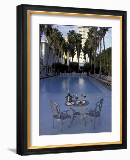 Delano Hotel, South Beach, Miami, Florida, USA-Robin Hill-Framed Photographic Print