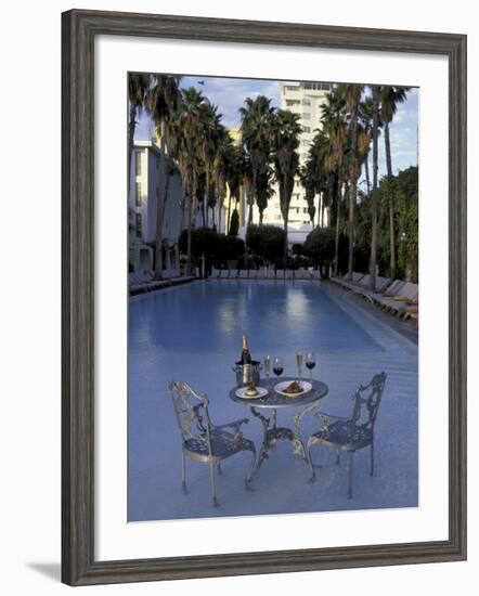 Delano Hotel, South Beach, Miami, Florida, USA-Robin Hill-Framed Photographic Print