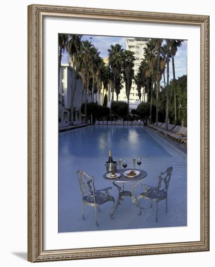 Delano Hotel, South Beach, Miami, Florida, USA-Robin Hill-Framed Photographic Print