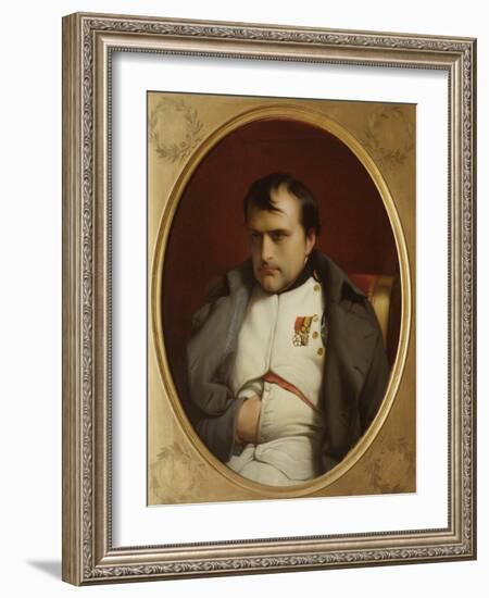 Delaroche, Napoleon after His Farewell Speech at Fontainebleau-Paul Delaroche-Framed Giclee Print