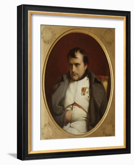 Delaroche, Napoleon after His Farewell Speech at Fontainebleau-Paul Delaroche-Framed Giclee Print