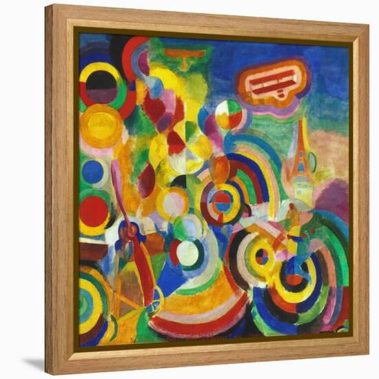 Delaunay: Hommage Bleriot-Robert Delaunay-Framed Premier Image Canvas