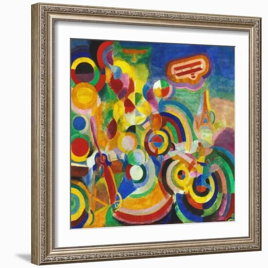 Delaunay: Hommage Bleriot-Robert Delaunay-Framed Giclee Print