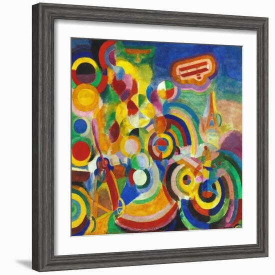 Delaunay: Hommage Bleriot-Robert Delaunay-Framed Giclee Print